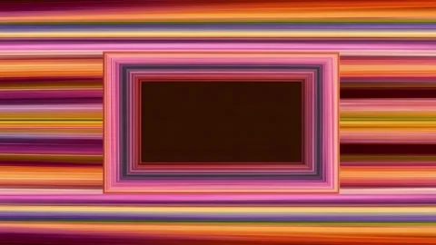 Colorful abstract animated frame border with copy space text overlay, hand .. Stock-Footage 342043392