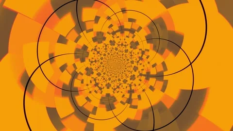 Colorful abstract animation background featuring a hypnotic rotating pattern Stock Footage 320144094