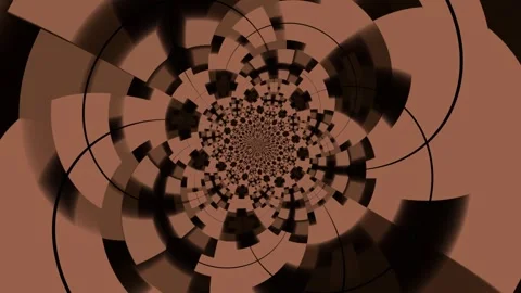 Colorful abstract animation background featuring a hypnotic rotating pattern Stock Footage 320144099