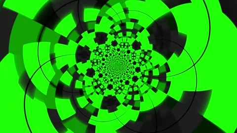 Colorful abstract animation background featuring a hypnotic rotating pattern Stock Footage 320144161