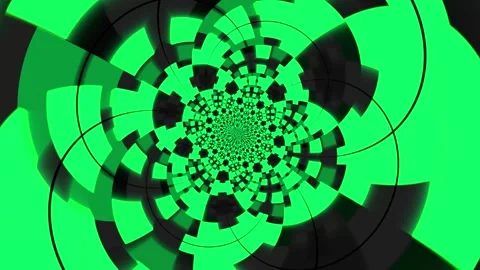 Colorful abstract animation background featuring a hypnotic rotating pattern Stock Footage 320144173