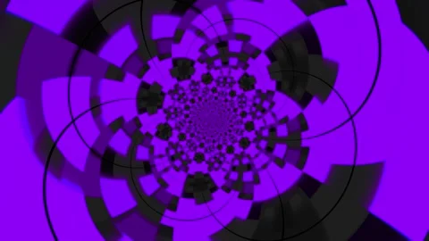 Colorful abstract animation background featuring a hypnotic rotating pattern Stock Footage 320144180