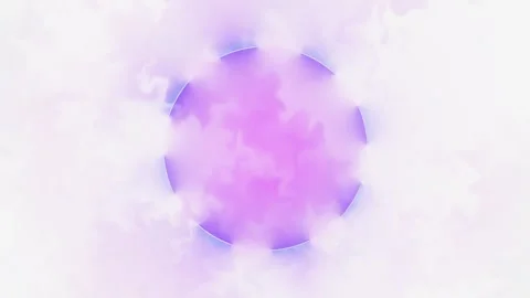 Colorful abstract animation transitioning between shapes and hues in an ethereal Stock Footage 300269088
