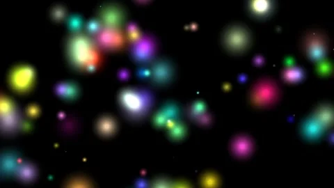 Colorful abstract backdrop with glow particles and spectral flares Video stock 334331939
