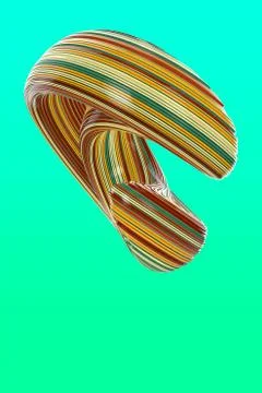 Colorful abstract background. 3D render 库存插图