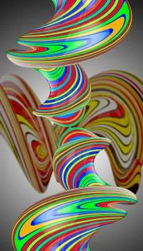 Colorful abstract background. 3D render Stock-Illustration
