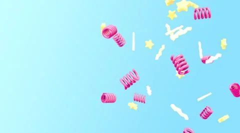 Colorful abstract background. 3D render 库存插图