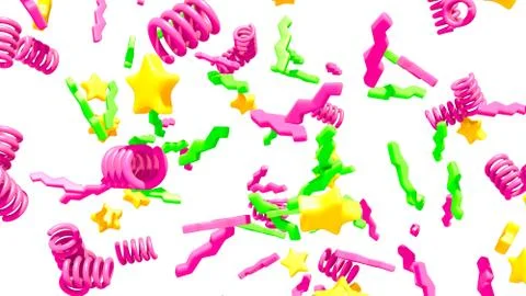 Colorful abstract background. 3D render Stock Illustration