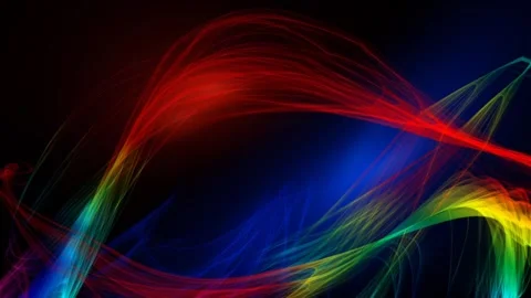 A Colorful Abstract Background With A Black Background Stock Footage 329545535