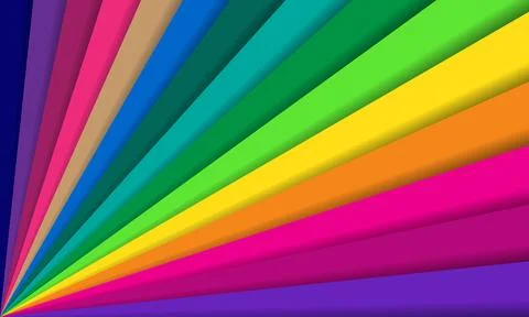 Colorful abstract background, bright patternwith spectrum lines, simple ill.. Stock Illustration