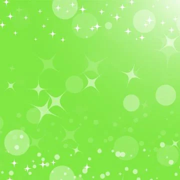 Colorful abstract background with circles and stars. Simple flat vector illus Stock Illustration