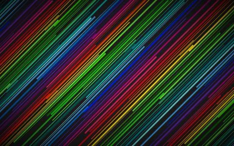 Colorful abstract background with colored slanting lines, striped pattern イラスト素材