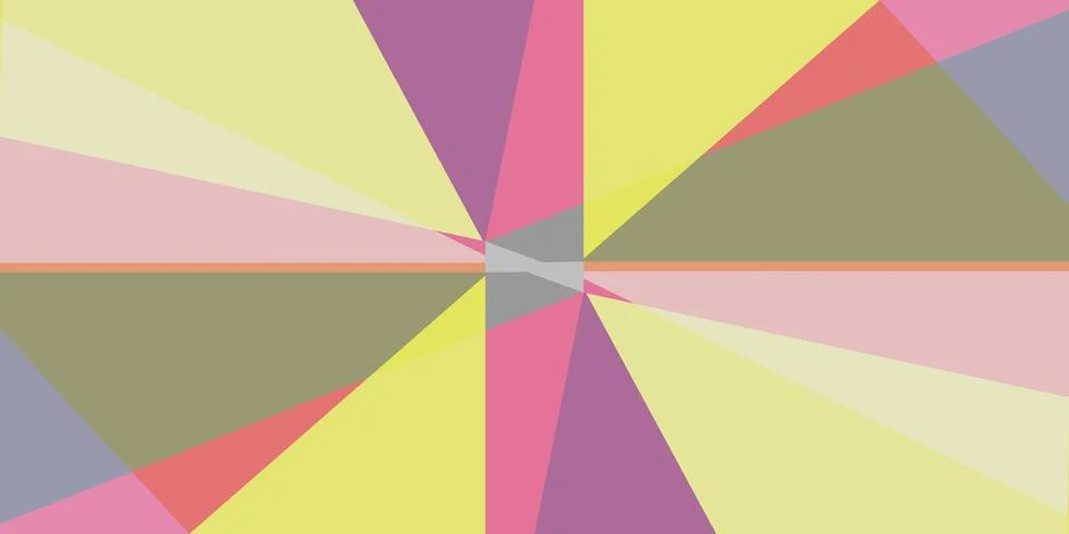Colorful Abstract Background Design - Triangle Geometric Shapes: Stripes an.. Stock Illustration