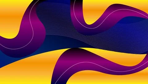 Colorful abstract background with different geometric patterns Stock Illustration