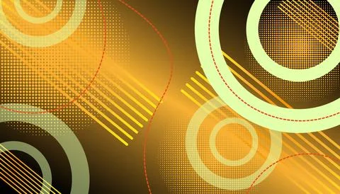 Colorful abstract background with different geometric patterns Stock Illustration
