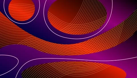 Colorful abstract background with different geometric patterns Stock Illustration