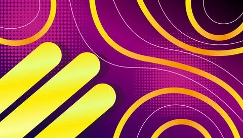 Colorful abstract background with different geometric patterns Stock Illustration