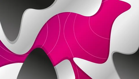 Colorful abstract background with different geometric patterns Stock Illustration