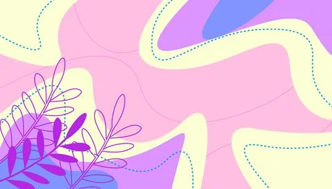 Colorful abstract background with different geometric patterns Stock Illustration