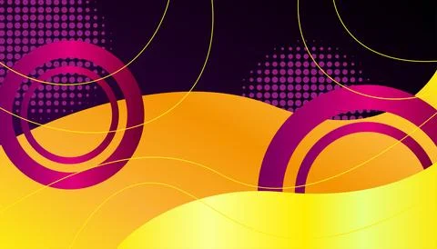 Colorful abstract background with different geometric patterns Stock Illustration