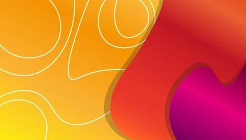 Colorful abstract background with different geometric patterns Stock Illustration