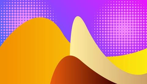 Colorful abstract background with different geometric patterns Stock Illustration