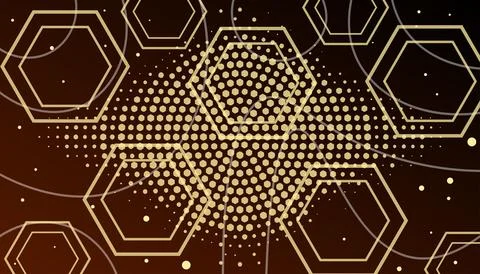Colorful abstract background with different geometric patterns Stock Illustration