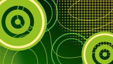 Colorful abstract background with different geometric patterns Stock Illustration