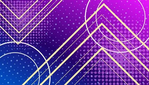 Colorful abstract background with different geometric patterns Stock Illustration