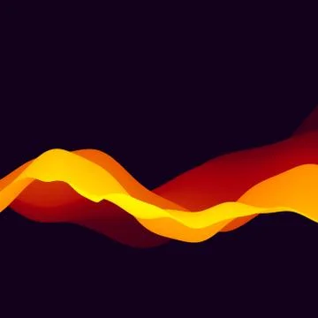 Colorful Abstract Background. Dynamic Effect. Futuristic Technology Style. Stock Illustration