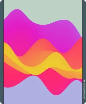 Colorful abstract background. Dynamic effect. Futuristic technology style. Stock Illustration