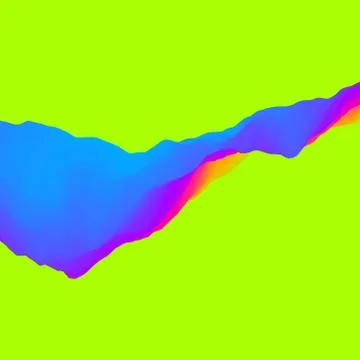 Colorful Abstract Background. Dynamic Effect. Futuristic Technology Style. Stock Illustration