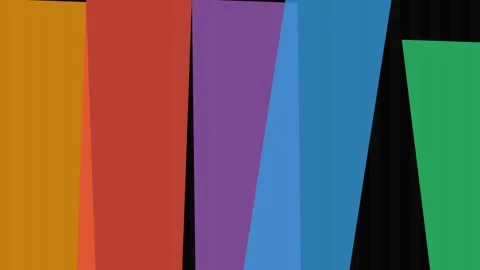 Colorful abstract background features vibrant vertical geometric Stock-Footage 345617751