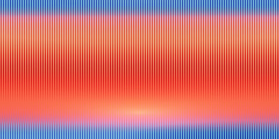 A colorful abstract background featuring a gradient of red, blue and orange.. Illustrazione stock