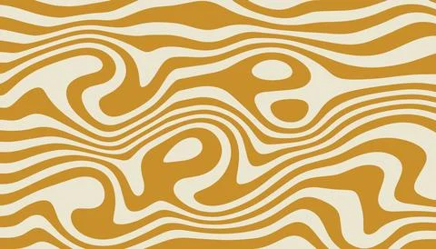 Colorful abstract background featuring horizontal wavy lines. Stock Illustration
