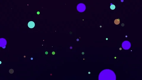 Colorful Abstract Background with Floating Dots and Dark Gradient Theme 스톡 동영상 341926486