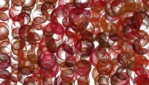 Colorful abstract background with floating red and brown bubbles, perfect f.. Stock Illustration