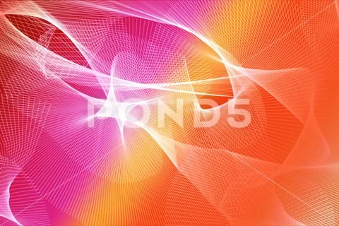 Colorful Abstract Background With Flowing Red Pink Purple Blue And Teal Hues PSD Template