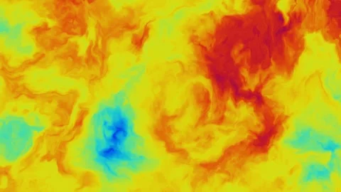 Colorful abstract background with fluid shapes and patterns Stock Footage 338012675