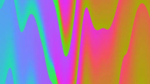 Colorful abstract background with a gradient of blue, green, pink, and yellow. 스톡 동영상 301391252