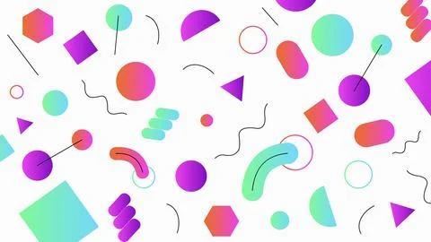 Colorful Abstract Background Gradient Blurs Dark Stock Illustration
