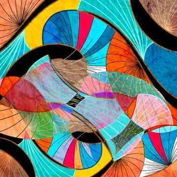 Colorful abstract background Stock Illustration