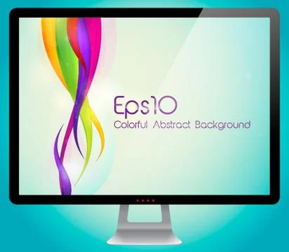 Colorful Abstract Background Stock Illustration