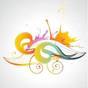 Colorful Abstract background Stock Illustration