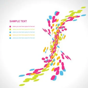 Colorful Abstract background Stock Illustration