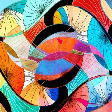 Colorful abstract background Stock Illustration