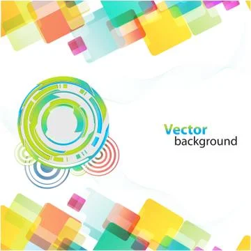 Colorful abstract background Stock Illustration