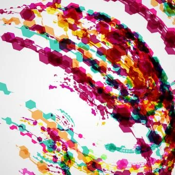 Colorful abstract background Stockillustratie