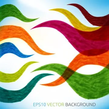 Colorful abstract background Stock Illustration