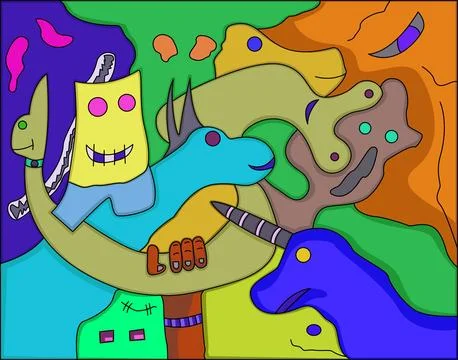 Colorful abstract background Stock Illustration